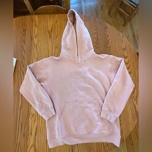 Lululemon All Yours Light Pink Fleece Hoodie Size 10